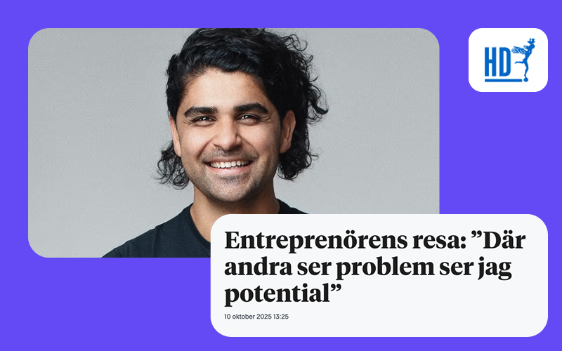 Entreprenörens resa: ”Där andra ser problem ser jag potential”