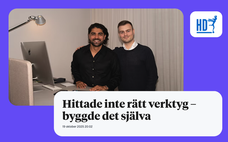 Hittade inte rätt verktyg – byggde det själva