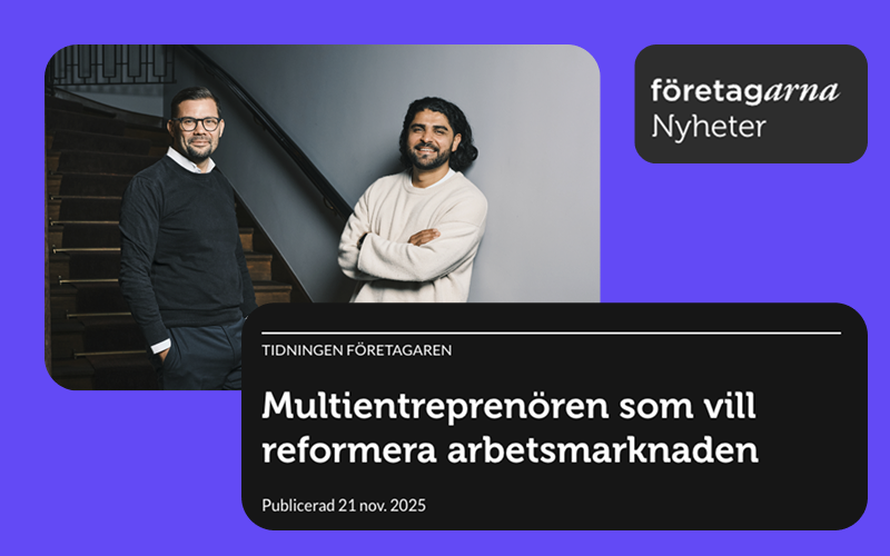 Multientreprenören som vill reformera arbetsmarknaden