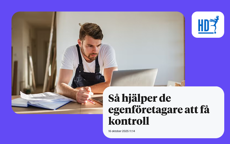 Så hjälper de egenföretagare att få kontroll